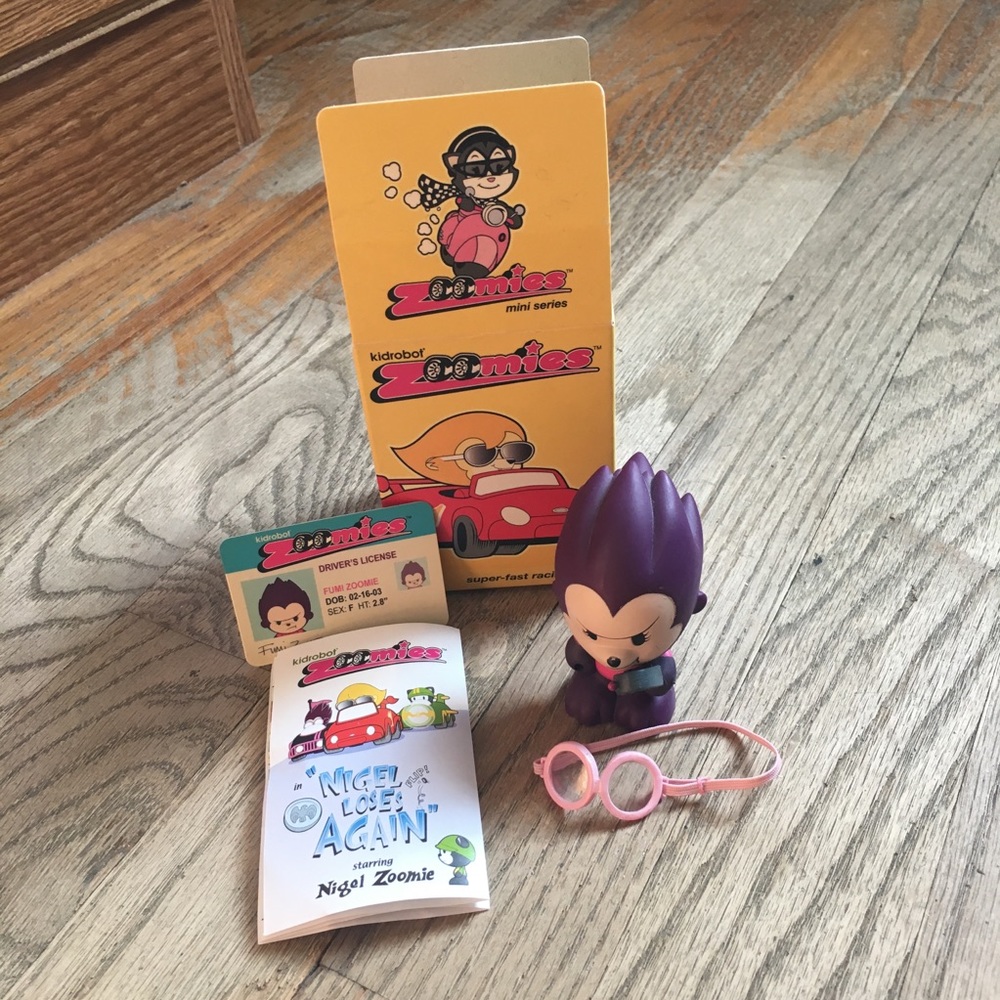 Kidrobot Zoomies Mini Series Fumi Vinyl Figure